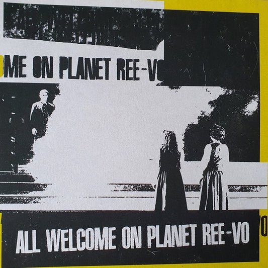 Image of Front Cover of LP - NEW/NEW - REE-VO, All Welcome on Planet Ree-Vo / Dial R for Ree-Vo (Dell'Orso Records; EDDA52LP, UK 2021, Limited Edition of 300, Turquoise Vinyl, + 10" Orange Vinyl EP), ,  - 3535043E