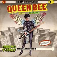Image of Front Cover of LP - VG/VG+ - HONEY B. & T-BONES*, Queen Bee (Parlophone; 062-1385231, Finland 1987), Sticker Damage To Sleeve,  - 3525366E