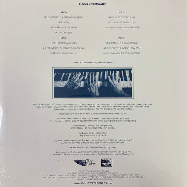 Image of Back Cover of LP - VG/VG+ - CIRCUS UNDERWATER, Circus Underwater (Soundway; SNDWLP163, Worldwide 2023 Reissue, Insert), Sleeve has bumped corner,  - 3515403C