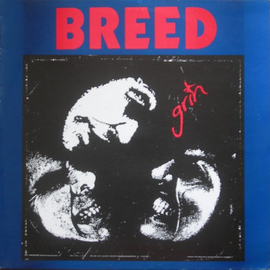 Image of Front Cover of LP - VG/VG+ - BREED, Grin (Nightshift; NISHI 217, UK 1991, White Label, Regular Sleeve, NOT unfinished folded sleeve, Comes with Press Promo and sales sheets), ,  - 3545344S