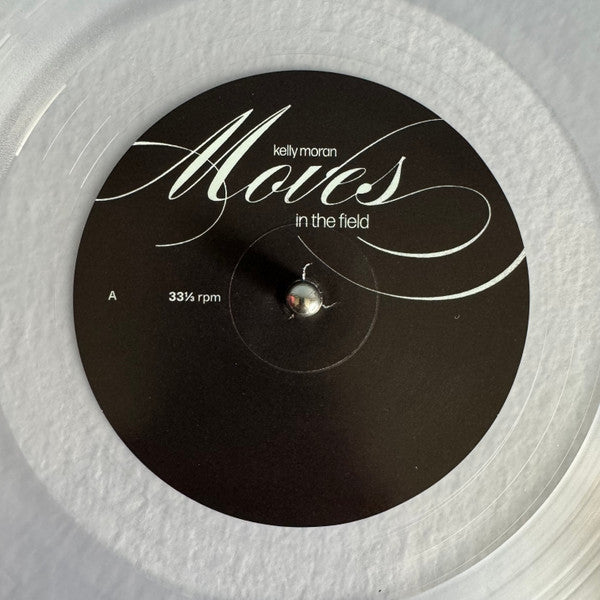 Image of Label Cover of 3515420C: LP - KELLY MORAN, Moves In The Field (Warp Records; WARPLP362, UK, Europe & US 2024, Inner, Clear Vinyl) Stickered shrink  VG+/VG+