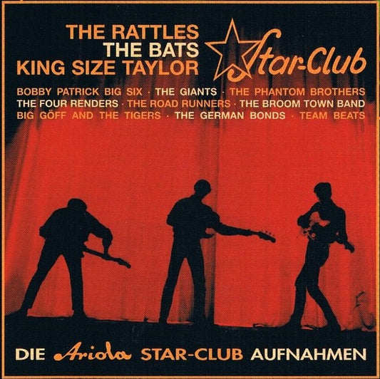 Image of Front Cover of 4xCD - VG/EX - THE RATTLES, THE BATS, KING SIZE TAYLOR, BOBBY PATRICK BIG SIX   THE GIANTS   THE PHANTOM BROTHERS   THE FOUR RENDERS   THE ROAD RUNNERS*   THE BROOM TOWN BAND   BIG G FF AND THE TIGERS, THE GERMAN BONDS, TEAM BEATS, Die Ariola Star-Club Aufnahmen (Bear Family Records; BCD 16226 DK, Germany 1999, Box Set, Book, Poster), ,  - 3515447C
