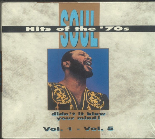 Image of Front Cover of 3515333C: 5xCD - VARIOUS, Soul Hits Of The '70s - Didn't It Blow Your Mind Vol. 1 - Vol. 5 (Rhino Records; R2 72028, US 1991, Card Slipcase with Jewel Case inside) Shelf Wear to Outer Sleeve.  G/VG+