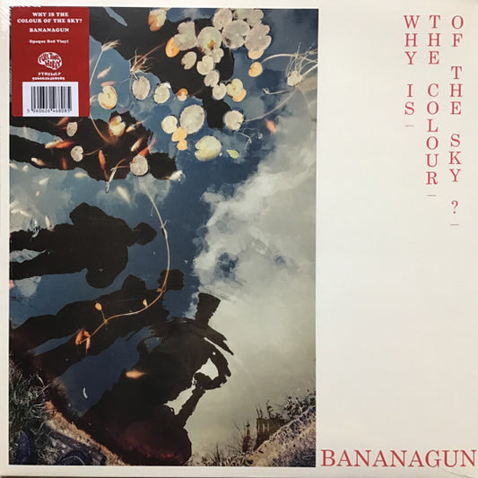 Image of Front Cover of LP - EX/EX - BANANAGUN, Why Is The Colour Of The Sky? (Full Time Hobby; FTH534LP, UK 2024, Inner, Red Vinyl, Ltd to 1000), Opened Instore, Still In Stickered Shrinkwrap,  - 3545393S