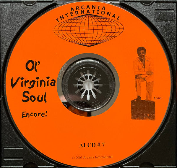 Image of Label Cover of CD - VG+/VG+ - VARIOUS, Ol' Virginia Soul - Encore! 1965-75 (Arcania International; AI CD #7, US 2005), ,  - 3655021S