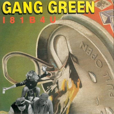 Image of Front Cover of 12" EP - VG/VG - GANG GREEN, I81B4U (Roadrunner Records; RR 9500-1, Europe 1988, Picture Sleeve), Light hairlines only,  - 1016434C