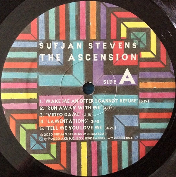 Image of Label Cover of 2xLP - VG+/VG+ - SUFJAN STEVENS, The Ascension (Asthmatic Kitty Records; AKR150, Europe 2020, Gatefold, 2 Inners & Booket, Black Vinyl), Still in hype stickered shrinkwrap.,  - 2716325C