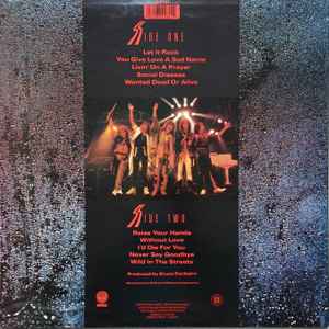 Image of Back Cover of LP - VG/VG - BON JOVI, Slippery When Wet (Vertigo; VERH 38, UK 1986, Inner, No Lacquer Cut Detail In Matrix), ,  - 4326044E