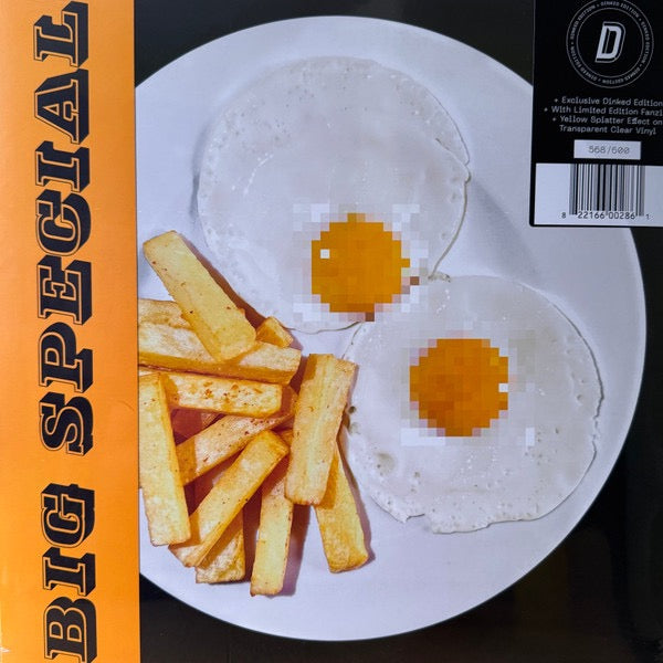 Image of Front Cover of 5015341C: LP - BIG SPECIAL, National Average (So Recordings; SOAKLPB610, UK 2025, Gatefold, Inner & Booklet, With Obi. Transparent Yellow Splatter Vinyl ) Still in shrinkwrap, no hype sticker.  VG+/EX