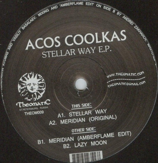 Image of Front Cover of 12" - /VG - ACOS COOLKAS, Stellar Way E.P. (Theomatic; THEOM009, Russia 2008), Superficial marks only. Plays great.,  - 4545279S