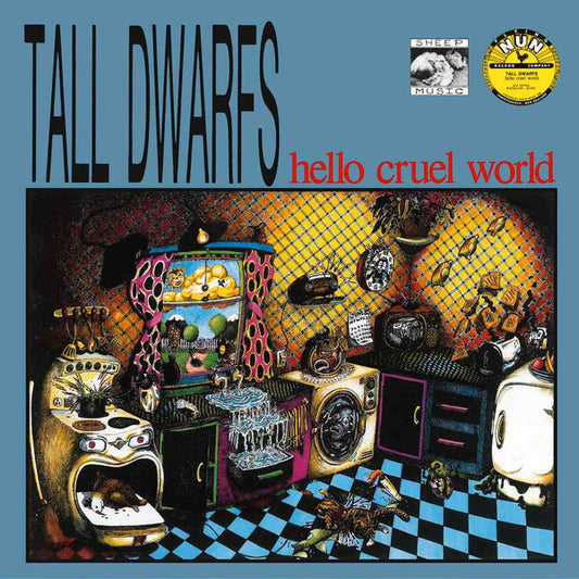 Image of Front Cover of 3635120E: CD - TALL DWARFS, Hello Cruel World (Flying Nun Records; FNCD113, New Zealand 1990)   VG+/VG+