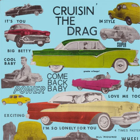 Image of Front Cover of 3615353C: LP - VARIOUS, Cruisin' The Drag (Relic; 8011, US 1987) Still In Shrinkwrap  VG+/VG+