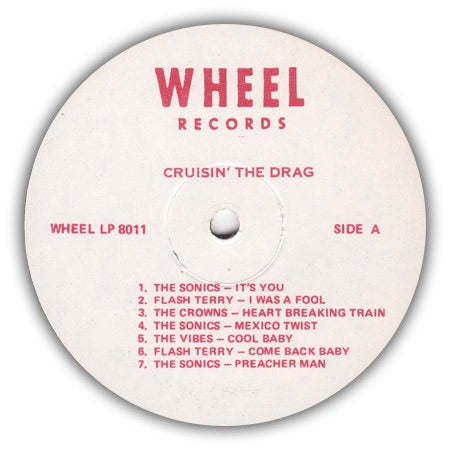 Image of Label Cover of LP - VG+/VG+ - VARIOUS, Cruisin' The Drag (Relic; 8011, US 1987), Still In Shrinkwrap,  - 3615353C