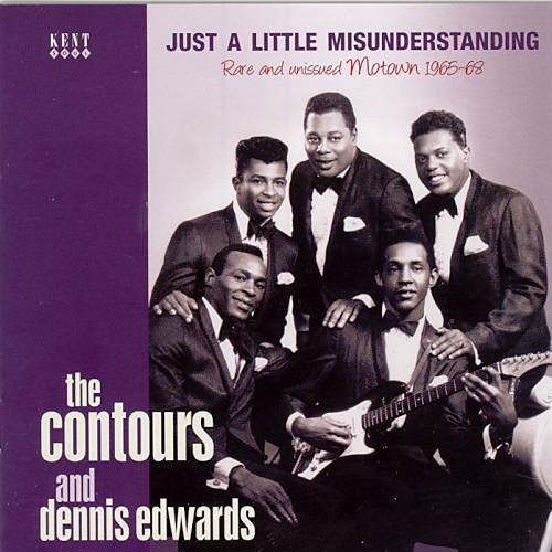 Image of Front Cover of 3655127S: CD - THE CONTOURS AND DENNIS EDWARDS, Just A Little Misunderstanding - Rare And Unissued Motown 1965-68 (Kent Soul; CDTOP 419, UK & Europe 2014)   VG+/VG+