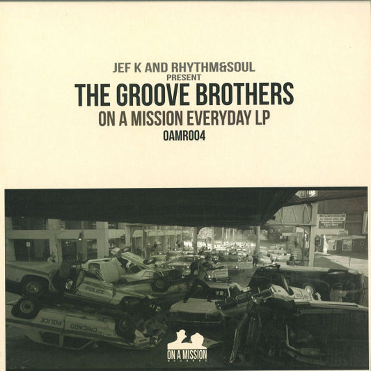 Image of Front Cover of 2xLP - VG/VG - THE GROOVE BROTHERS, On A Mission Everyday LP (On A Mission Records; OAMR004, UK 2016), Sleeve has some dents at edges, creases, scuffs,  - 3615568C