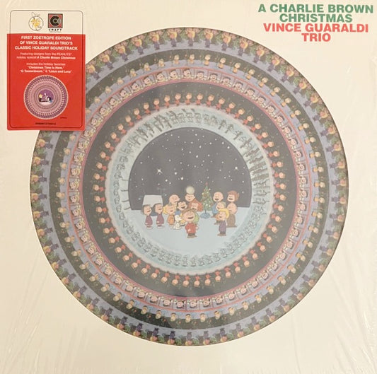 Image of Front Cover of 3955154S: LP - VINCE GUARALDI TRIO, A Charlie Brown Christmas (Craft Recordings; 7270501, UK 2025 Reissue, Limited Edition Zoetrope Picture Disc)   NEW/NEW