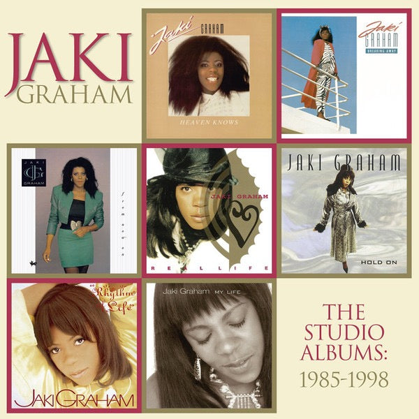 Image of Front Cover of 3715008C: CD - JAKI GRAHAM, The Studio Albums: 1985-1998 (Edsel Records; JAKIBOX01, UK 2015, Box Set, 7 Inners & Booket)   VG+/VG+
