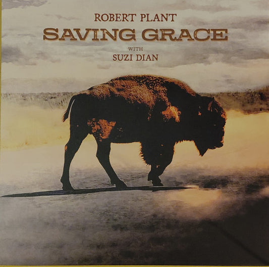 Image of Front Cover of 3955183S: LP - ROBERT PLANT WITH SUZI DIAN, Saving Grace (Nonesuch Records; 075597895322, Europe 2025, Inner, Fruit Punch Coloured Vinyl)   NEW/NEW