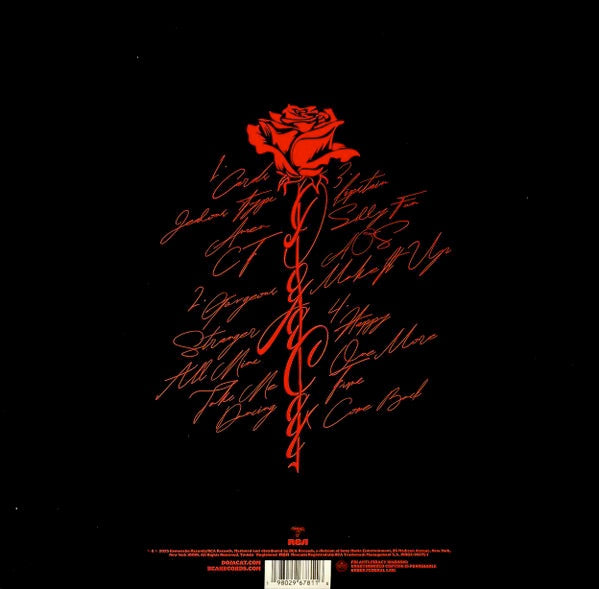 Image of Back Cover of 2xLP - NEW/NEW - DOJA CAT, Vie (Ministry Of Sound; 19802967811, UK 2025, 2 Inners, Poster, Opaque Magenta Vinyl), ,  - 3955176S