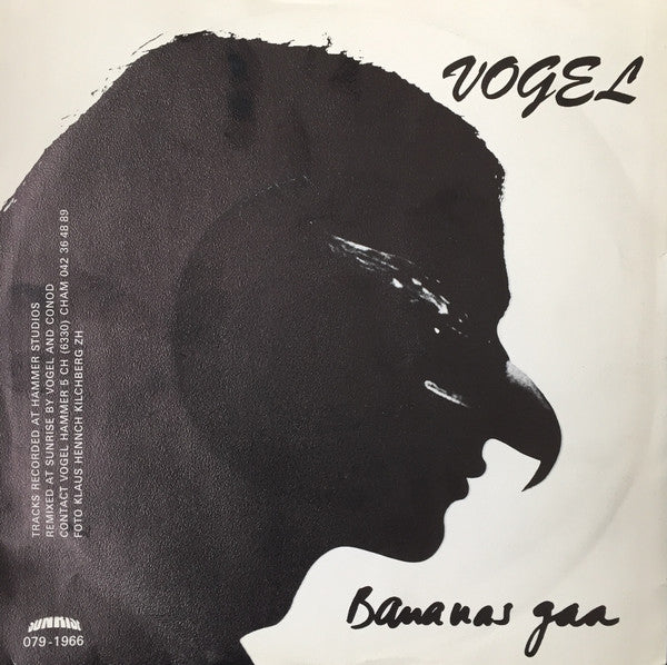 Image of Back Cover of 7" - VG/VG+ - VOGEL, No Nie Mee Allai (Sunrise; 079-1966, Switzerland 1979, Picture Sleeve), Strong VG+, Sleeve Creased,  - 3725015E