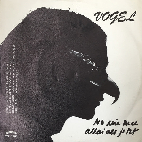 Image of Front Cover of 7" - VG/VG+ - VOGEL, No Nie Mee Allai (Sunrise; 079-1966, Switzerland 1979, Picture Sleeve), Strong VG+, Sleeve Creased,  - 3725015E
