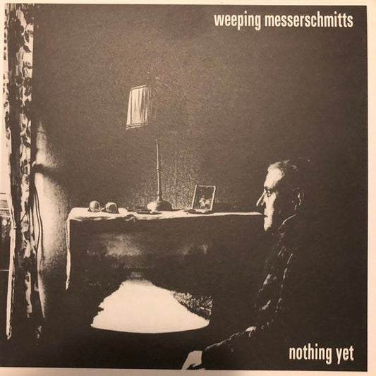 Image of Front Cover of 3715241C: 7" - WEEPING MESSERSCHMITTS, Nothing Yet (Optic Nerve Recordings; ON303, UK 2021 Reissue, Picture Sleeve, With Poster & Postcard, Blue Vinyl)   EX/EX