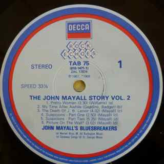 Image of Label Cover of LP - VG/VG - JOHN MAYALL, The John Mayall Story : Volume 2 (Rock Echoes; TAB 75, UK 1983), ,  - 3715157C