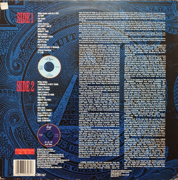 Image of Back Cover of LP - VG/VG - VARIOUS, Major Bill's Texas Soul (Charly R&B; CRB 1167, UK 1988), Strong VG across the board.,  - 1516166C