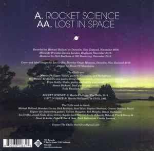 Image of Back Cover of 7" - VG+/VG+ - THE CHILLS, Rocket Science / Lost In Space (Fire Records; FIRE483S, Europe 2017, Picture Sleeve, With Postcard), With one-sheet press release, barcode blacked out with marker pen.,  - 3316466C