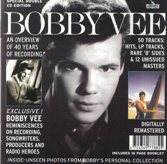 Image of Front Cover of 2xCD - VG/VG+ - BOBBY VEE, The Essential & Collectable (EMI; 7243 4 97788 2 5, Europe 1998), ,  - 3755088S