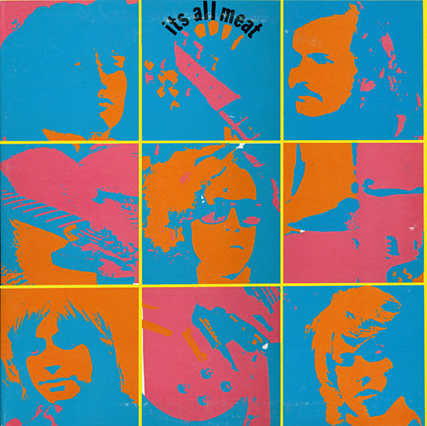 Image of Front Cover of LP - VG/VG+ - IT'S ALL MEAT, It's All Meat (Void Records; VOID 18, US 1999 Reissue, Gatefold, Photo Insert, Orange Marbled Vinyl, Bonus 7"), Cover is strong VG with a small tear on the inside of spine. Lovely copy.,  - 3745204S