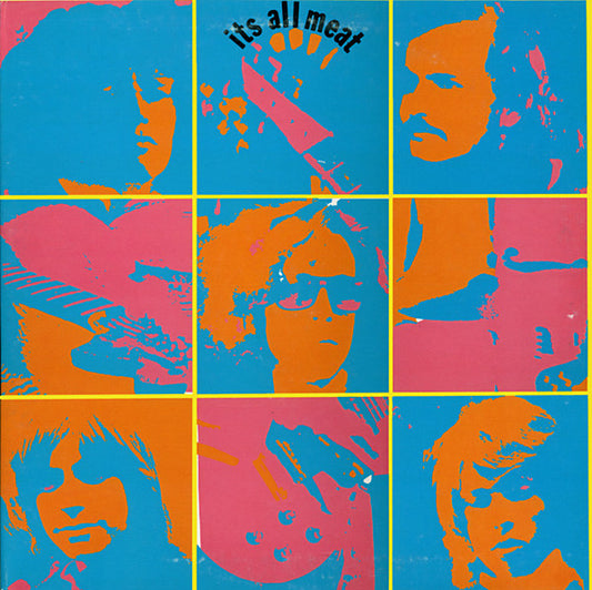 Image of Front Cover of LP - VG/VG+ - IT'S ALL MEAT, It's All Meat (Void Records; VOID 18, US 1999 Reissue, Gatefold, Photo Insert, Orange Marbled Vinyl, Bonus 7"), Cover is strong VG with a small tear on the inside of spine. Lovely copy.,  - 3745204S