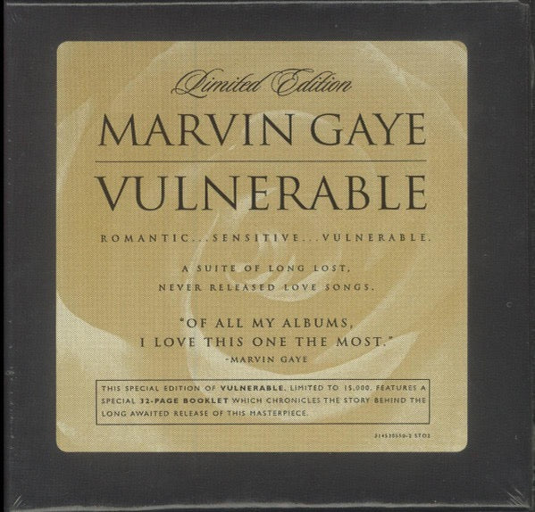 Image of Front Cover of 3715491C: CD - MARVIN GAYE, Vulnerable (Motown; 314530550-2 STO2, US 1997, Box Set) Opened, Still In Shrinkwrap  VG+/VG+