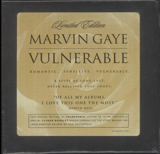 Image of Front Cover of 3715491C: CD - MARVIN GAYE, Vulnerable (Motown; 314530550-2 STO2, US 1997, Box Set) Opened, Still In Shrinkwrap  VG+/VG+