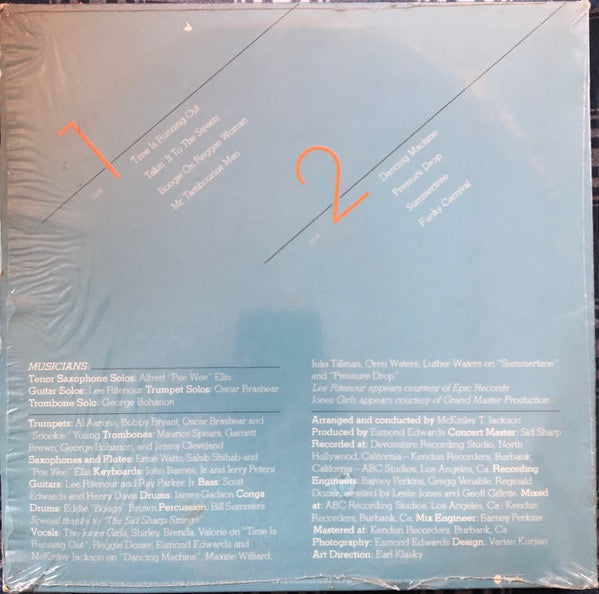 Image of Back Cover of LP - VG/VG - BRASS FEVER, Time Is Running Out (ABC Impulse!; ASD-9319, US 1976, Company Inner), ,  - 0216331C