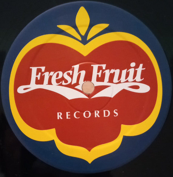 Image of Label Cover of 12" - G+/VG - SOUTH STREET PLAYER, (Who?) Keeps Changing Your Mind (Remix) (Fresh Fruit Records; Fruit 009, Netherlands 1993, Stickered Company Sleeve), light marks only. original stickered sleeve - large sticker front sleeve, A		(Who?) Keeps Changing Your Mind (Fresh Fruit Dub)Fruit Side	B1		(Who?) Keeps Changing Your Mind (Fresh Fruit Deep)B2		(Who?) Keeps Changing Your Mind (Nightmix) - 3746369S