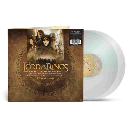 Image of Front Cover of 4055052S: 2xLP - HOWARD SHORE, The Lord Of The Rings: The Fellowship Of The Ring (Rhino; 0081227813277, UK 2025 Reissue, Gatefold, Palantir Clear Vinyl)   NEW/NEW