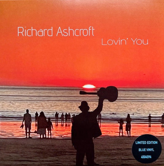 Image of Front Cover of 4135027E: LP - RICHARD ASHCROFT, Lovin' You (RPA / Richard Ashcroft; 4504594, UK 2025, Indies Exclusive Blue Vinyl)   NEW/NEW