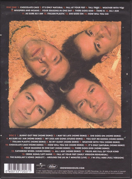 Image of Back Cover of 3835006E: 2xCD - CROWDED HOUSE, Woodface (Capitol Records; 5372027, Australia 2016, Box Set, Booklet)   VG+/VG+