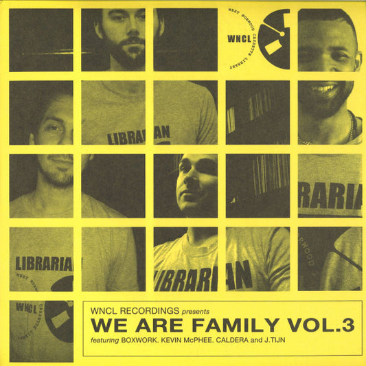 Image of Front Cover of 12" - /VG+ - VARIOUS, We Are Family Vol.3 (WNCL Recordings; WNCL030, UK 2017, No Sleeve), NO SLEEVE, A1	Boxwork 	Pepper StalkA2	Kevin McPhee 	Short TechnoB1	Caldera (11) 	Techon 2LB2	J.Tijn* 	Decimated #30 - 3815011C