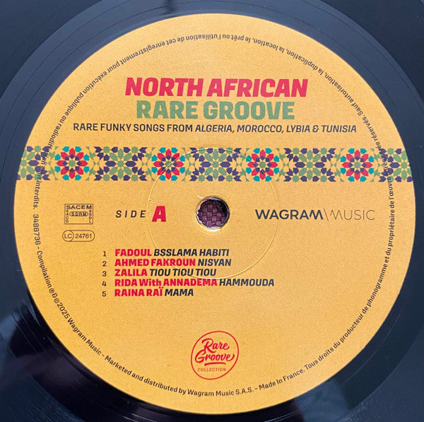 Image of Label Cover of 2xLP - NEW/NEW - VARIOUS ARTISTS, North African Rare Groove (Wagram Music; 3488736, UK 2025, Standard Sleeve), ,  - 3736113E