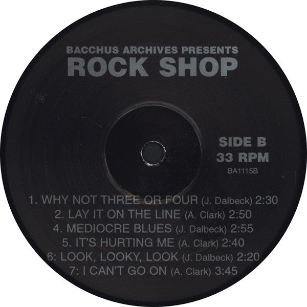 Image of Label Cover of LP - EX/VG+ - ROCK SHOP, Mr. Lee's "Swing'n Affair" Presents (Bacchus Archives; BA 1115, US 1997), ,  - 3825098E