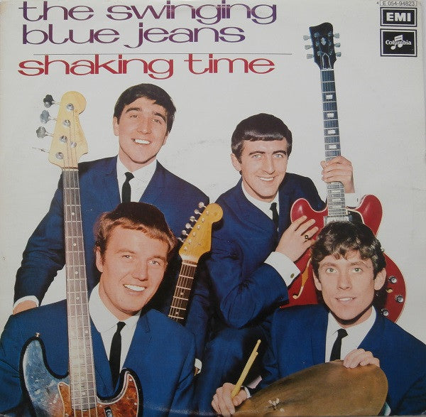 Image of Front Cover of 3825156E: LP - THE SWINGING BLUE JEANS, Shaking Time (Columbia; 4 E 054-94823, Sweden , Mono)   VG+/VG+