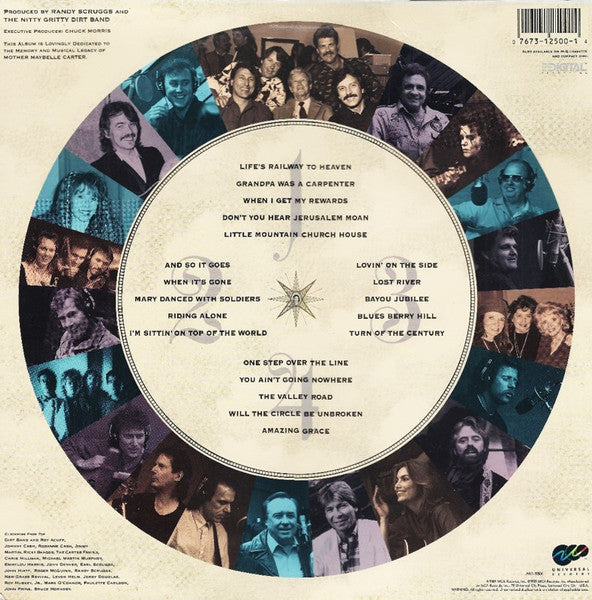 Image of Back Cover of 2xLP - VG/VG+ - NITTY GRITTY DIRT BAND, Will The Circle Be Unbroken (Volume Two) (Universal Records; UVL2-12500, US 1989), Corner Crease,  - 3845089S