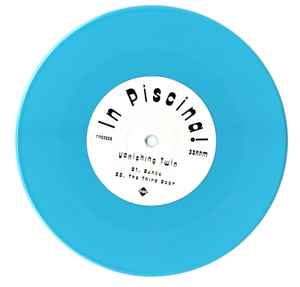 Image of Label Cover of 3855110S: 7" - VANISHING TWIN, In Piscina ! (Fire Records; FIRE593S, UK 2020, Stickered Picture Sleeve, Blue Vinyl)   EX/EX