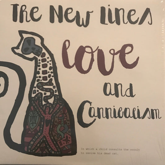 Image of Front Cover of LP - EX/VG - THE NEW LINES, Love and Cannibalism (Feral Child Records; FC03, UK 2016), Still in shrinkwrap. Hairlines.,  - 3845202S