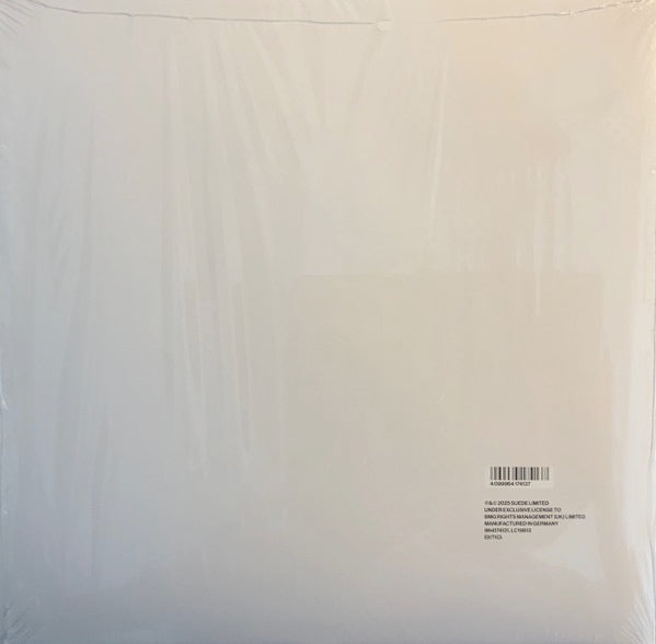 Image of Back Cover of LP - NEW/NEW - SUEDE, Antidepressants (BMG; 964174131, UK 2025, Poster Sleeve, Inner, White Vinyl), ,  - 5135191E
