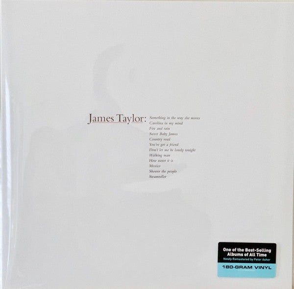 Image of Front Cover of LP - EX/VG+ - JAMES TAYLOR, James Taylor's Greatest Hits (Warner Records; R1 3113, UK, Europe & US 2020 Reissue, Gatefold In Stickered Shrinkwrap, Inner, 180 Gram Vinyl), ,  - 4426066E