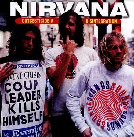 Image of Front Cover of 3835138E: CD - NIRVANA, Outcesticide V � Disintegration (Blue Moon Records; BMCD98, UK 1998, Jewel Case, Booklet)   EX/EX