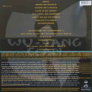 Image of Back Cover of LP - EX/EX - WU-TANG CLAN, Enter The Wu-Tang (36 Chambers) (Music On Vinyl; MOVLP215, Europe 2015 Reissue, Transparent vinyl, 180g), ,  - 3845267S